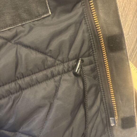 VTG Y2K Carhartt Mens XL Detroit Black Charcoal Duck Canvas Coat Quilt Lining - Picture 16 of 16